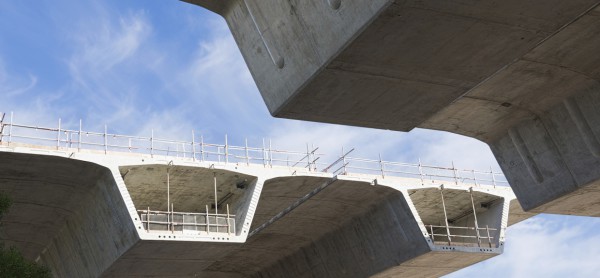 fragment  view  of the road under reconstruction