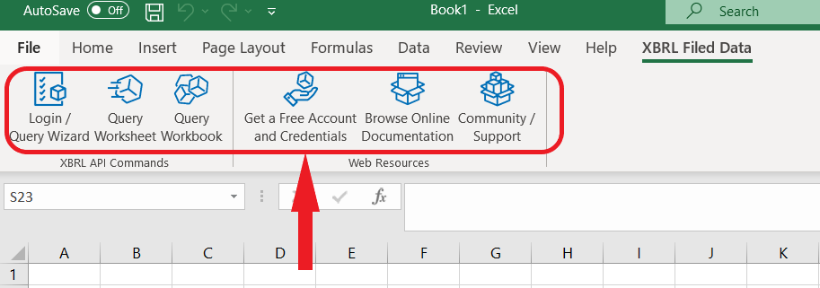 Getting Xbrl Data In Excel Is Easy As 1 2 3 Xbrl Usxbrl Us